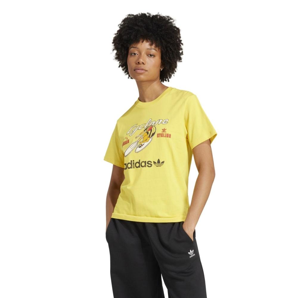 Adidas W Cyclone Tee Jy0280 eqtyelloW S