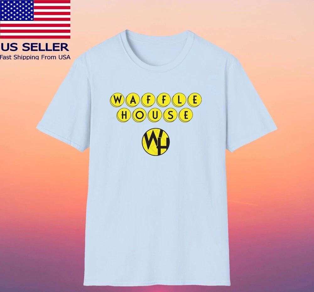 WAFFLE HOUSE Men s Light Blue Size S-5XL S