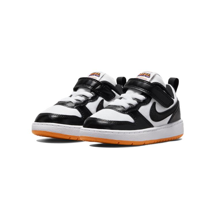Nike Court Borough Low 2 Bianco Nero Kumquat TD DN1230-100