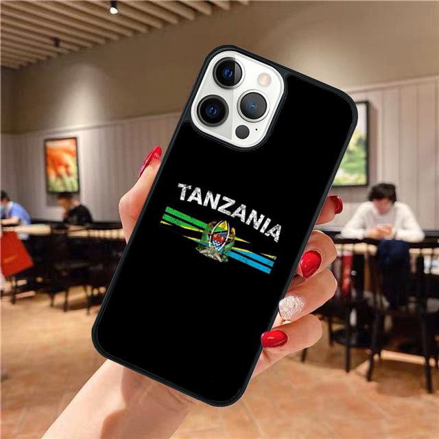 Tanzania Flag Coat Of Arms phone Case For iPhone 17 Air 16 15 14 Plus apple 16 11 12 13 Pro Max coque