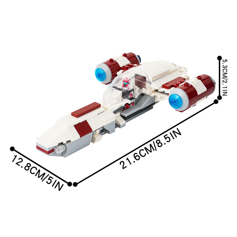 

MOOXI Космічні війни Аерокрафт MOC Модель Цегла DIY Діорама Дорослі Дитячі Іграшки Набір Будівельних Блоків Монтессорі Подарунки Кімнатна Декорація
