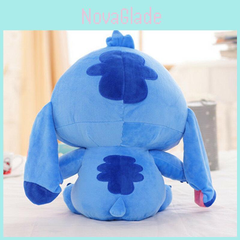 Roztomilý Lilo Stitch Plyšová Modrá Hračka Pro Děti Měkká Vyplněná K Mazlení 30cm Domácí Dekorace
