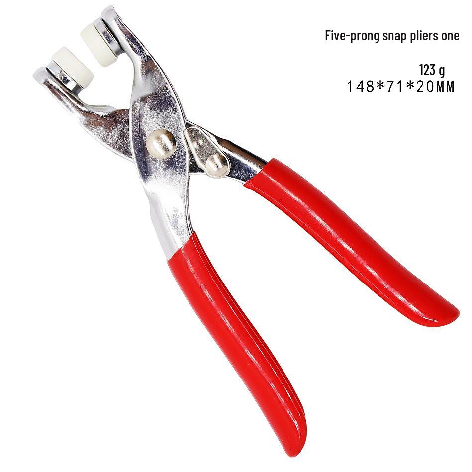 Five-Claw Hand Pressure Pliers for Baby Clothes with 9.5mm Metal Concealed Buckle Installation Tool