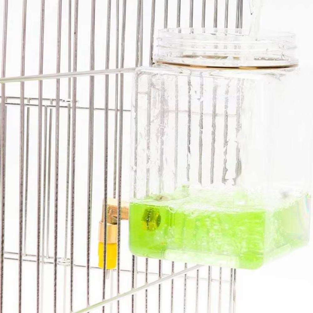 520ML Parrot Water Dispenser Leakproof Bird Waterer Easy To Clean Bird Water Feeder  for Bird Cage