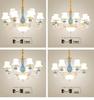 Modern European Ceramic Chandelier for Living Room, Restaurant, or Bedroom in Villa