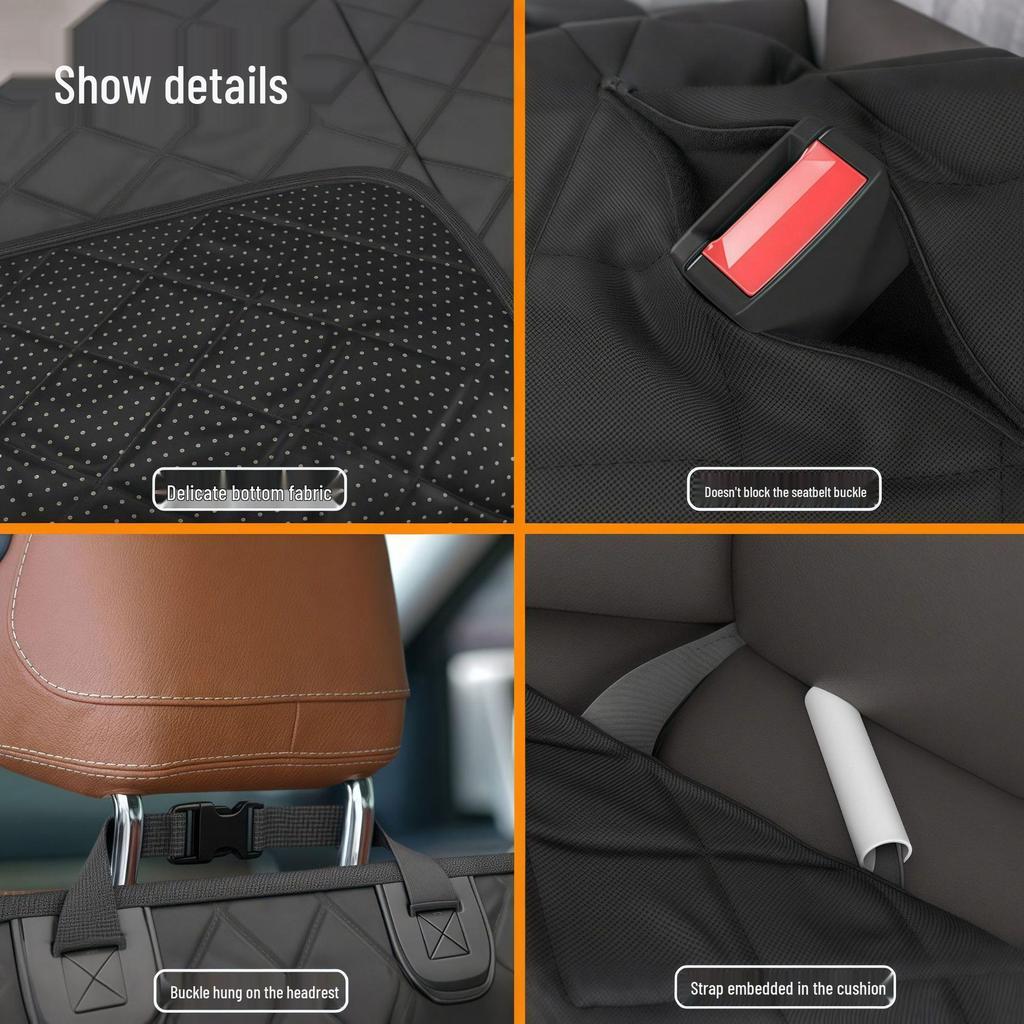 Waterproof Thickened Back Seat Dog Car Mat