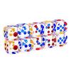 10x Acrylic Dice Transparent 6 Sided Colorful Dice Casino Poker Game Bar Party Crystal Dices Children Board Game Toy