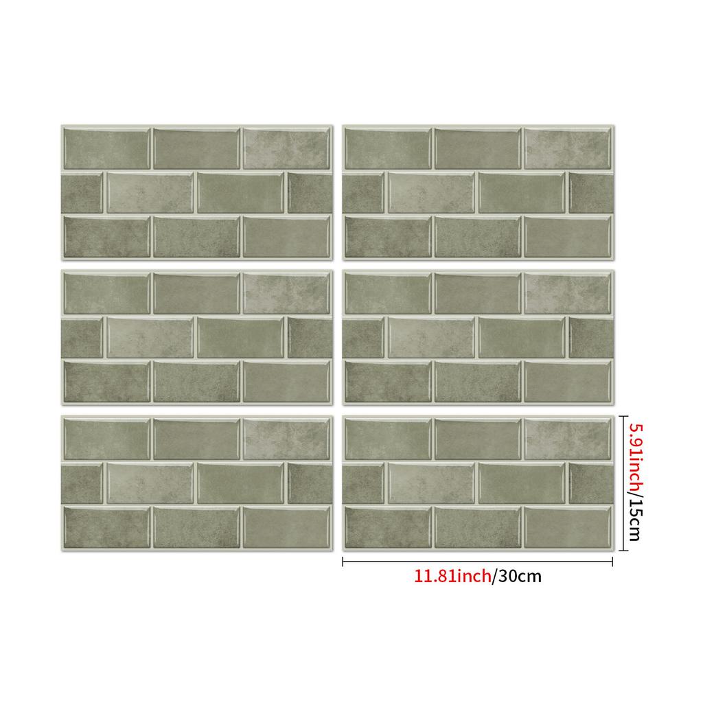 25Stlye Marble Simulated Brick Pattern Wall Sticker Self-adhesive Waterproof Room Decoration Sticker Wall Decoration