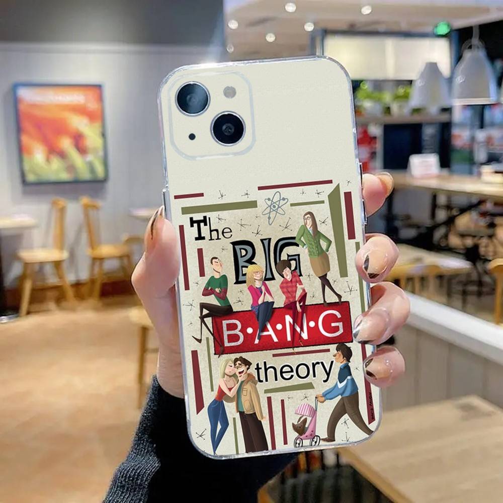 

The B-Big B-Bang T-Theory Phone Case For iPhone 16,15,14,13,12,11 Pro,Max,Plus,X,XS,XR,SE,Mini Transparent Silicone Soft iPhone16promax