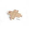 New Wooden Train Track Adapter Rail Building Block Connector Compatible All Brand Wood Railway Wooden Train Track Accessories