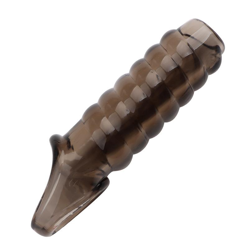 Tight Penis Enlargement Sleeve Penis Extender Cock Cage Testicular Restraint Delay Ejaculate Sex Toys for Men Adult Sex Products