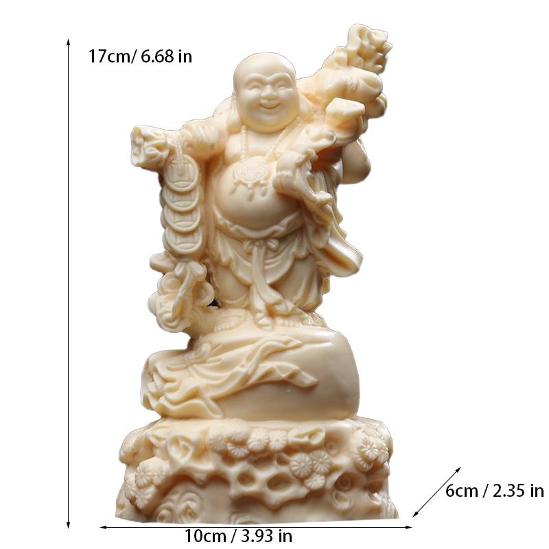 

Медная монета Статуэтка персонажа Будды Майтреи Китайский Бог богатства - Талисман Фэн-шуй для дома и офиса Статуэтка смеющегося Будды