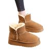 Snow boots women's 2025 winter new high-value side zipper non-slip and wear-resistant casual cotton shoes support