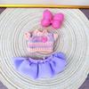 3Pcs/Pack Doll Clothes For Labubu Colorful Sweater Jelly Yarn Skirt Bow Headband I Ii Iii Dolls Fans Gift