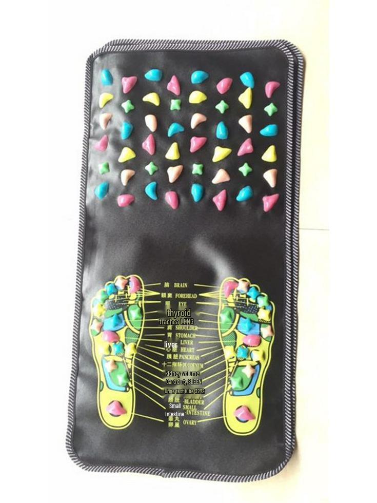 Pebble Foot Massage Mat - Health Walking Therapy and Fitness Equipment