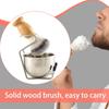 Kit for Men Including Soap Bowl, Brush, And Stainless Steel Stand