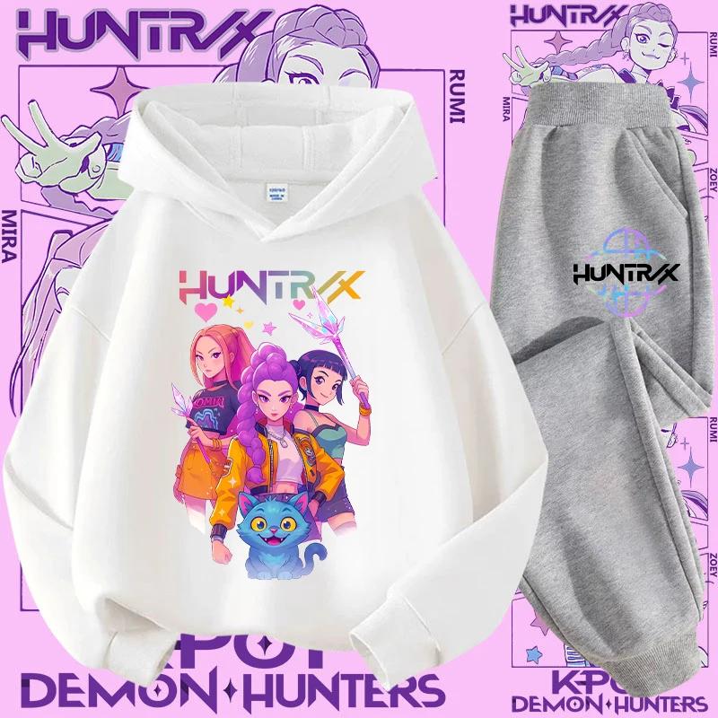 Ținută Streetwear Copii Hanorac K-Pop Demon Hunter Pulover Sweatshirt Anime Trening Desen Animat Fete Băieți Haine Copii
