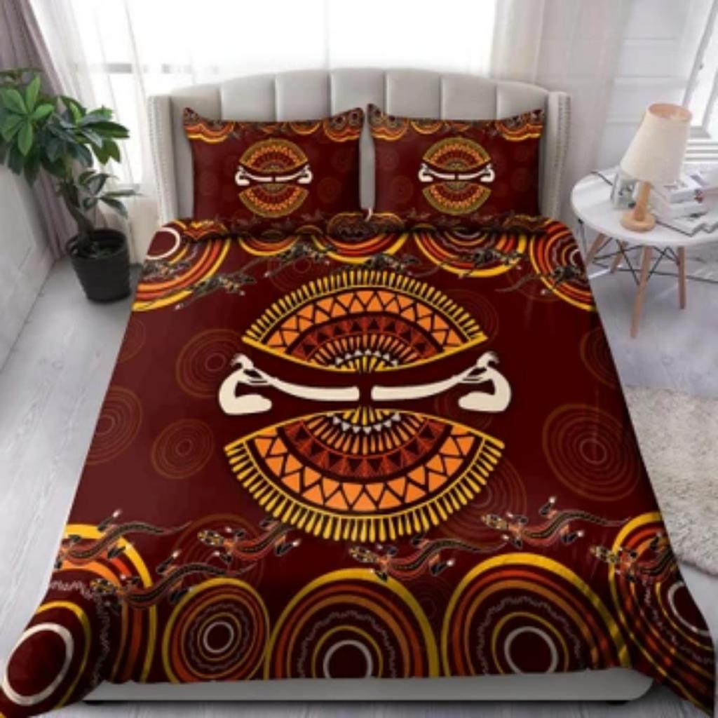 Duvet Cover Set Aboriginal Heal The Country Naidoc 2021 3D Design Bedding Cover Pillowcase