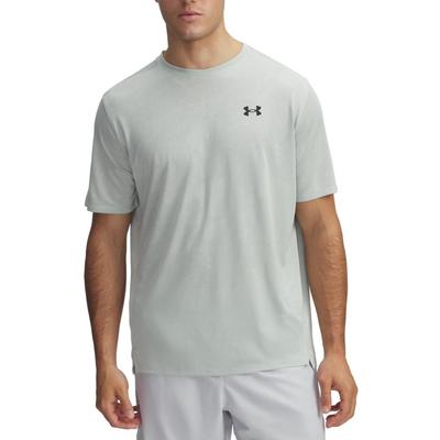 Camiseta Manga Corta Hombre Tech Vent Clásica Cómoda Suave Versátil Color Sólido Tops Verde Claro 1390047-377