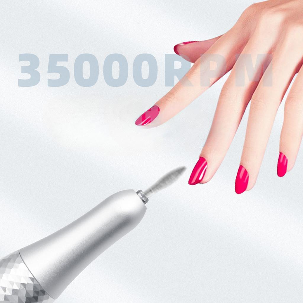 High Power Nail Polish Machine Portable Rechargeable Nail Polishing Pen Professional Nail Salon Nail Grinding Machine