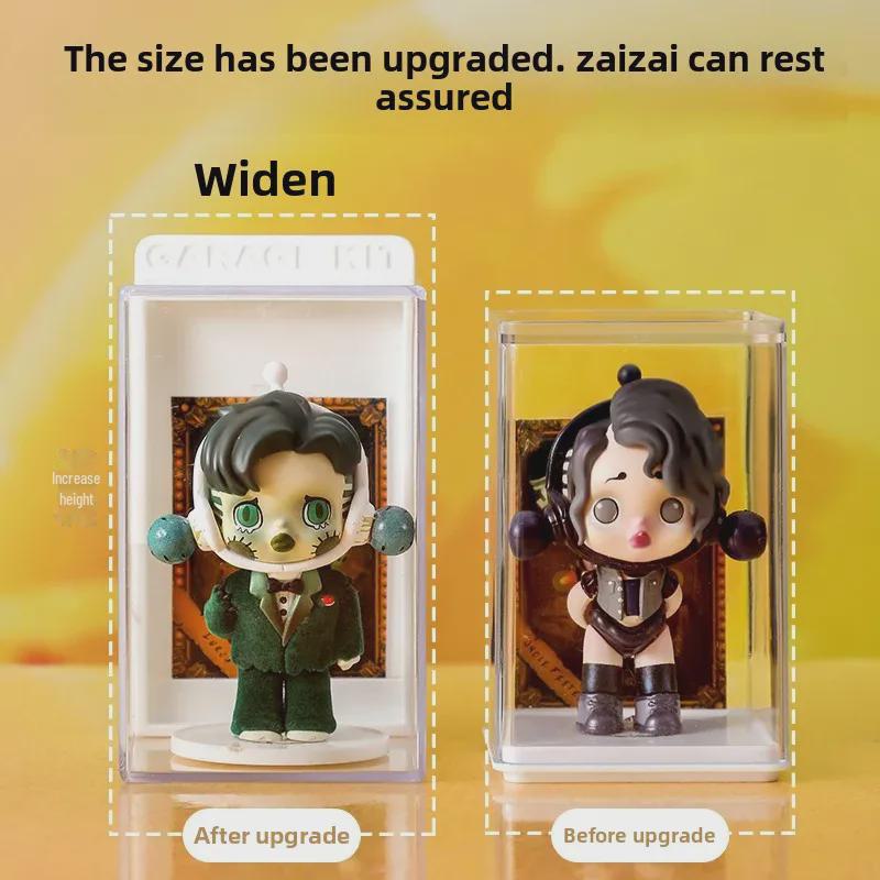 Průhledná akrylová prachotěsná vitrína na figurky a panenky