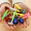 Blowing Dragon Whistle Toys Creative Children Party Supplies Retractable Roll Whistle For Birthday Christmas Party