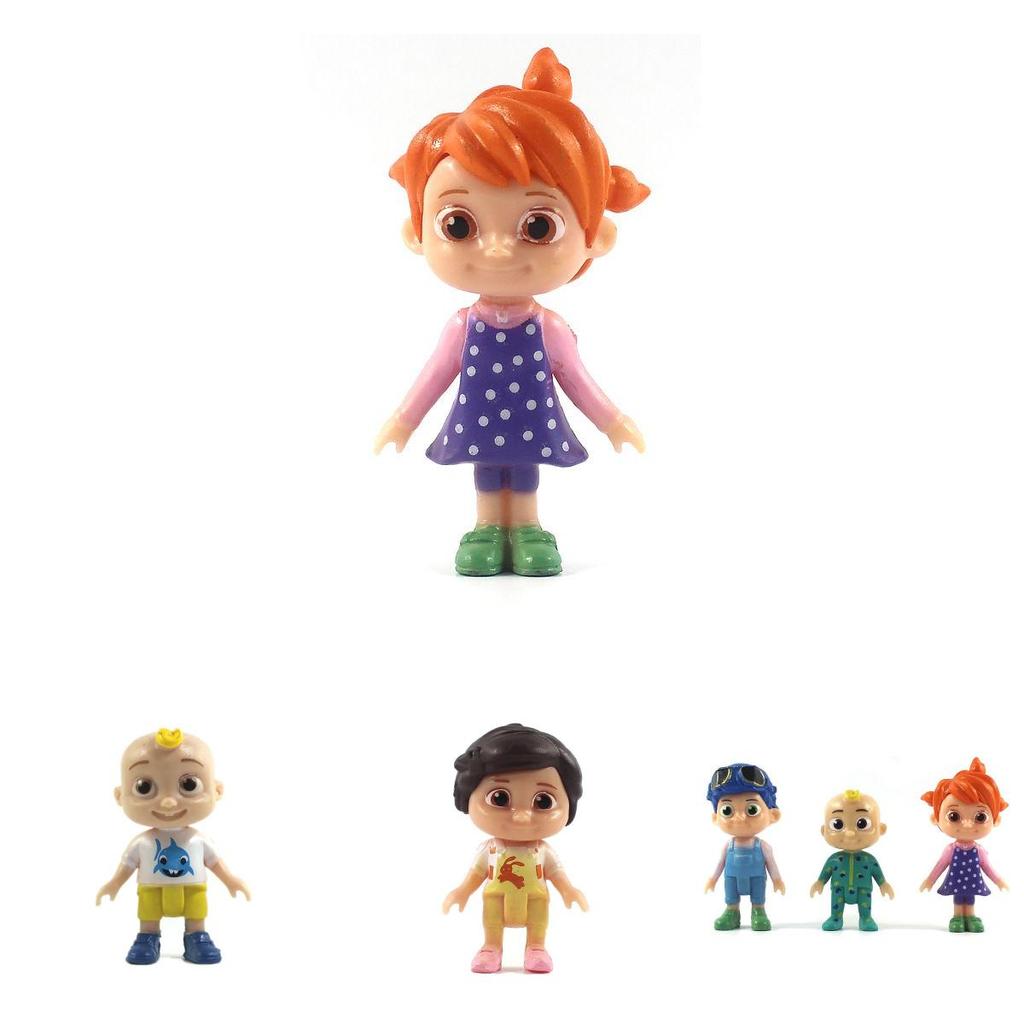 סט משחק דמויות ג'יי ג'יי מקוקומלון מפורט מיניאטורות קישוט לעוגה דגם אספנות