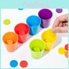 Classification Color Cup Overlapping Game Children Puzzle Toy For Skills Motor