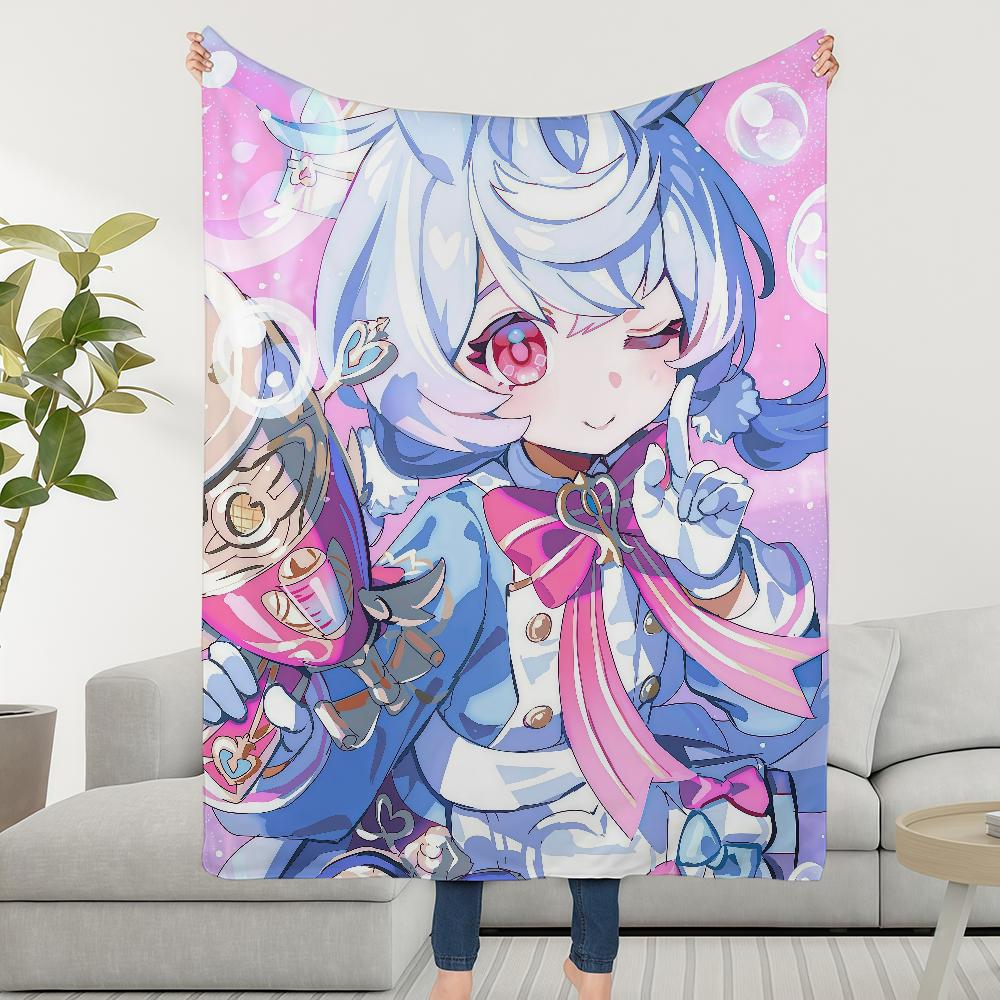Blanket Throw Sigewinne Super Cosy Plush Living Room Genshin Sofa Impact Couch Childish Birthday Gifts