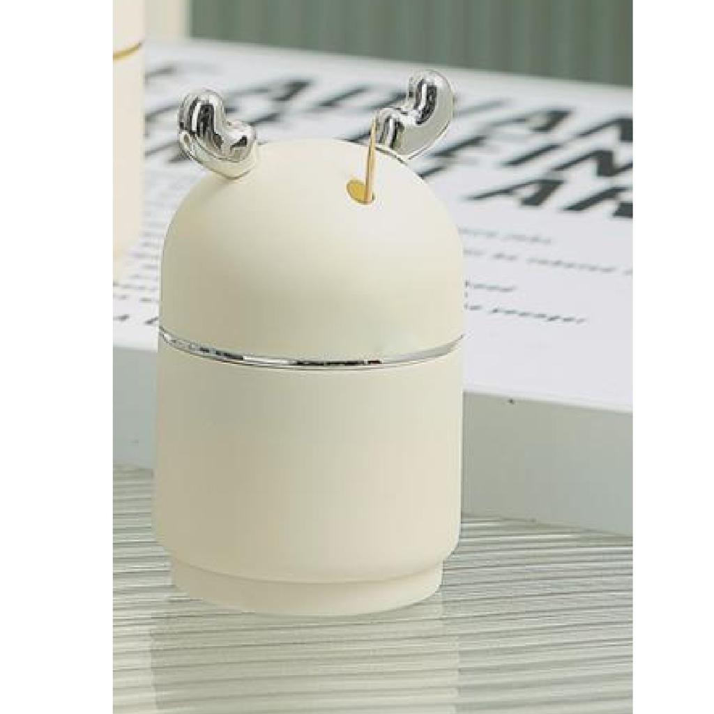 Toothpick Holder Cute Cartoon Plastic Toothpick Dispenser Automatic Retractable Toothpick Holder Stylish Toothpick Container for Kitchen Living Room
