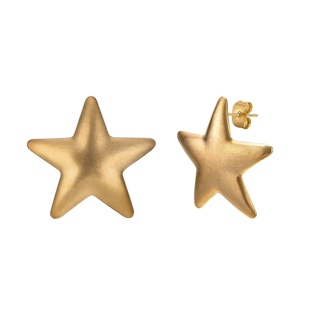 Xiaomi Vnox Romantic Heart Stud Earrings for Women,Stainless Steel Gold Color Ear Gifts to Valentine's Mother's Day Birthday Party
