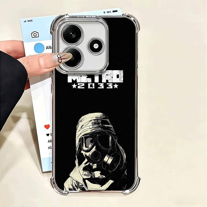 Metro 2033 Soft Phone Case For Xiaomi Poco X7 X8 Pro Max X6 X5 X3 F8 Ultra F7 M8 M7 M5S Redmi 15C 15A 15 14C 13C 12C 13 12