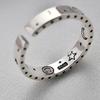 925 Sterling Silver Women Moon Star Open Ring Smiling Face Finger Rings Lady Vintage Fine Party Jewelry Gift