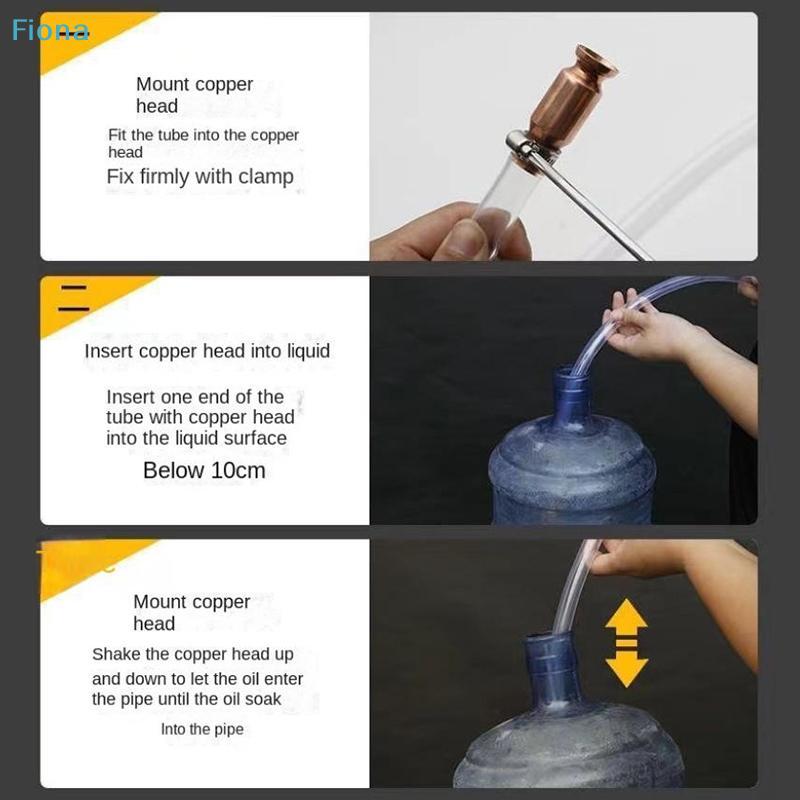 Shaker Hand Pump Effortlessly Extractor Oil Transparent Fuels Transfer Pump Liquid Transfer Hose Valve For Fuels Aquarium Oil