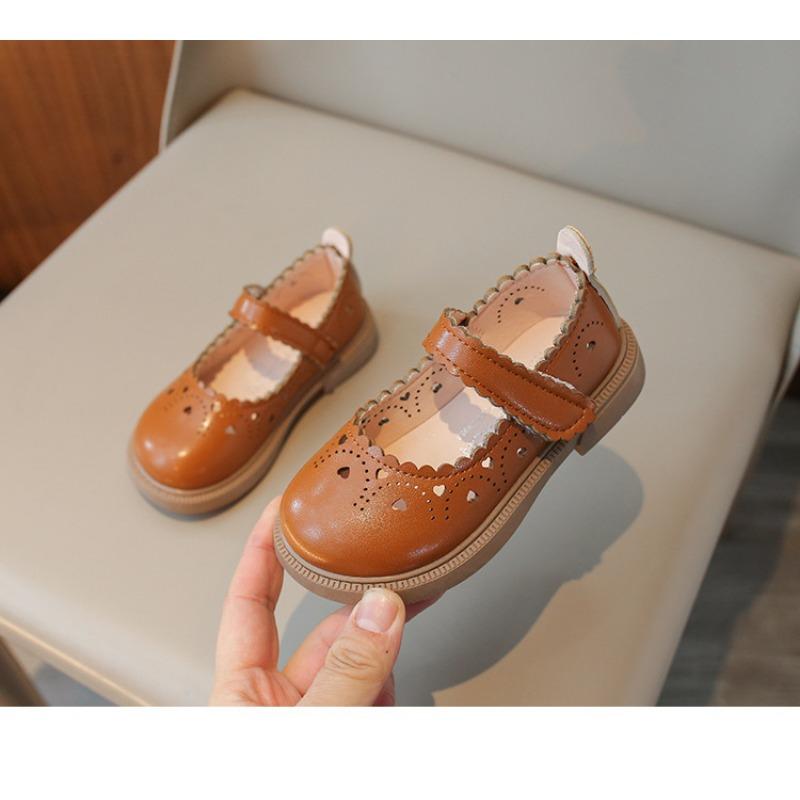 Kids Girls Princess Style Casual Leather Low Top Spring Autumn Shoes
