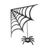 Black Waterproof Spider Web Window Prank Spider Sticker Halloween Decoration Wallpaper Decal