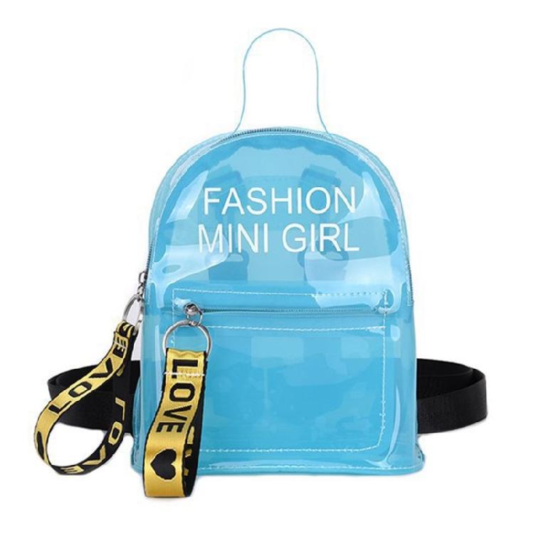 Clear Bag Small Backpacks School Shoulder Daypacks Great for Commutes and Shopping синий 1090₽