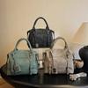 2025 Vintage frosted women's shoulder bag, crossbody bag, large capacity women's handbag, Boston luxury women's bag
