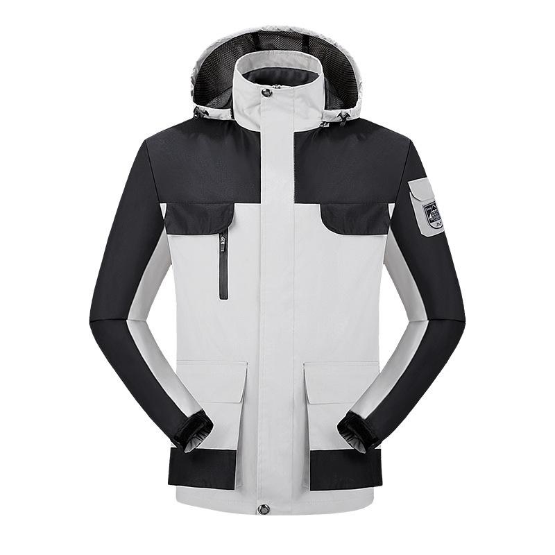Couple Punching Jacket Autumn Thin Section Outdoor Pilot Hooded Jacket Mountaineering Jacket
