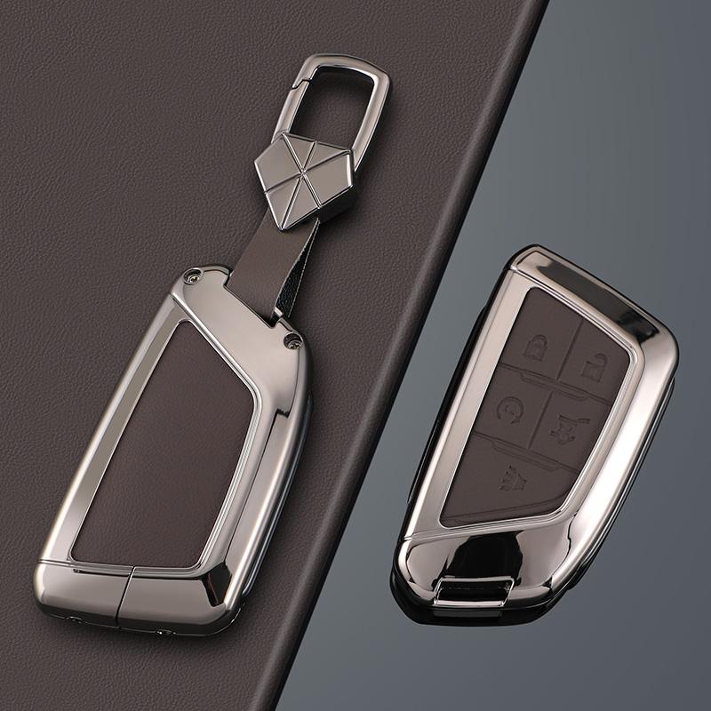 Styling Mouldings For Cadillac XT6 XT5 CT6 CT5 XT4 Men's Women's Bag Buckle Car Key Cortex Car Key Case Cover Protector Shell Fo