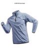 Herren Quick-Dry Langarm Halbreißverschluss Trainingsjacke für Sonnenschutz - Herbst/Winter Fitness Laufoberteil