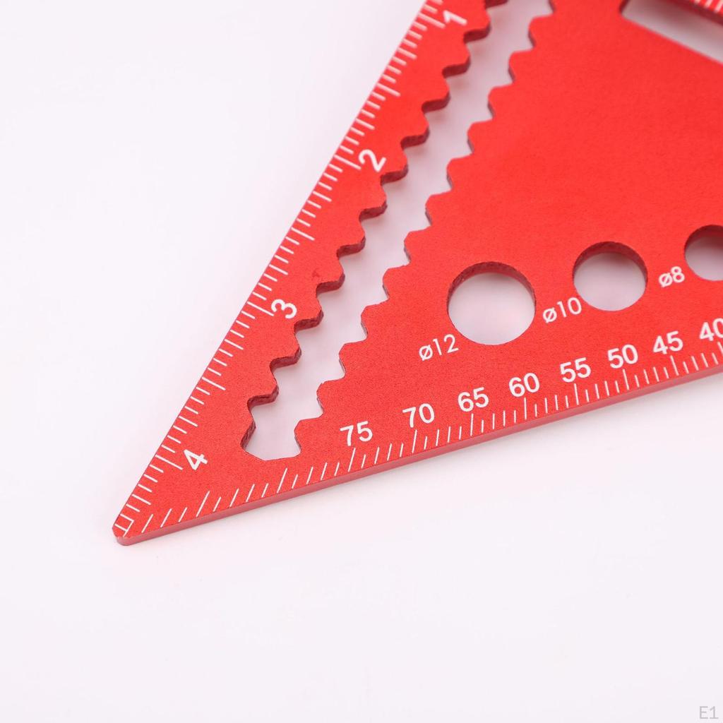 Triangle Ruler Protractor 90 Degree Square Measuring Instrument