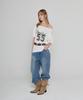 5OML Camo Loose Fit Short Sleeve Ivory