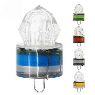 1 Pz Luce LED Subacquea per Pesca Notturna Diamante di Mare Profondo, Luce Veloce per Pesci Luce Acqua Esche per Pesci Multicolore Luce per Pesci