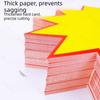 100Pcs Smooth Paper Burst Signs Mini Paper Price Tag Price Tags Promotional Stickers  Retail Store