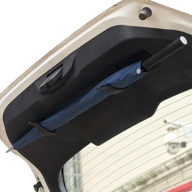 2 Stück Universal Auto Haken Sitzlehnenhaken Mehrzweck Kofferraum Schirmhalter Auto Schirmaufbewahrung Auto Innenraumzubehör Aufbewahrung