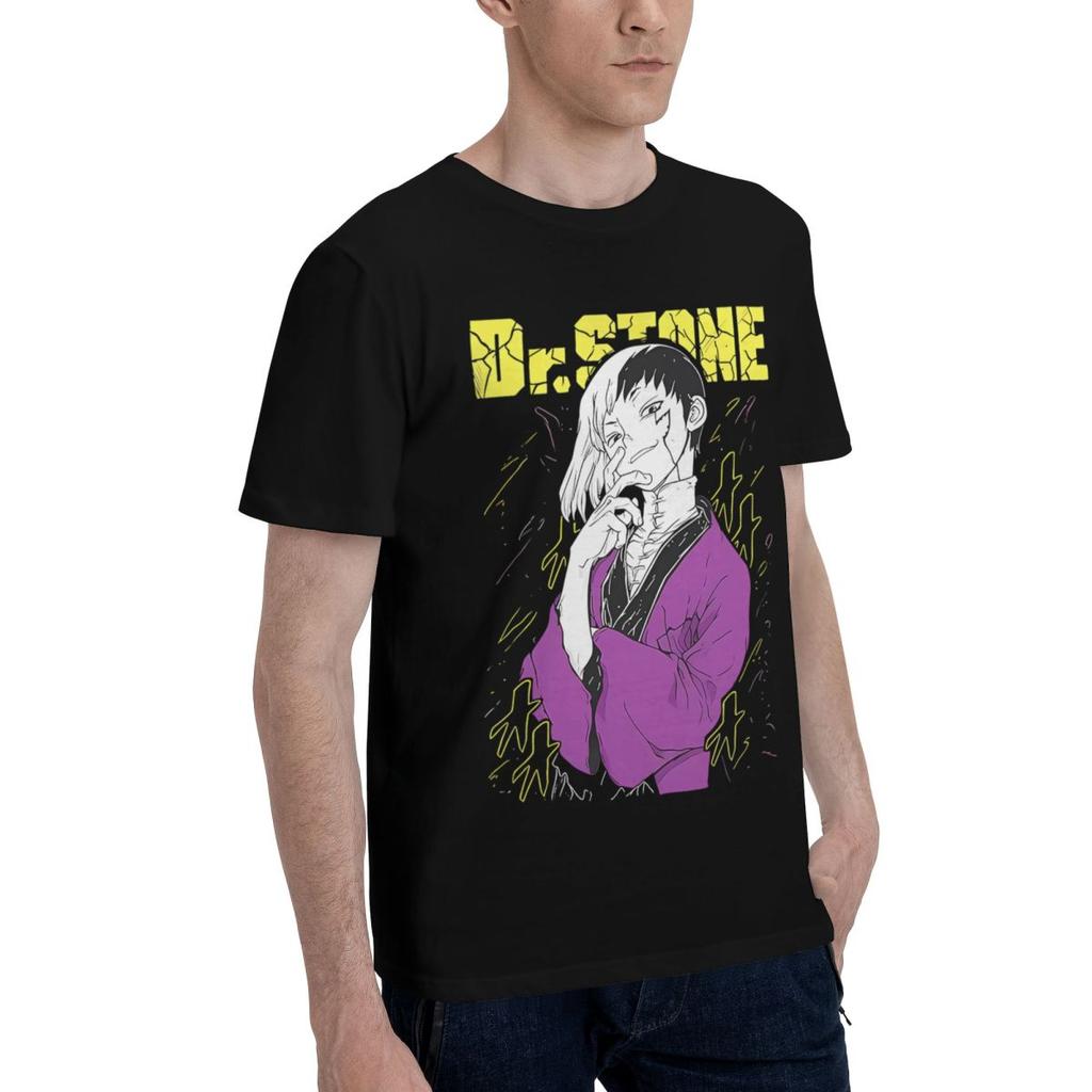 DrStone Ryusui Senku Asagiri Seiyuu 100 Cotton Casual Breathable Confortable T Shirt Mens Clothing Deals Funny Gift