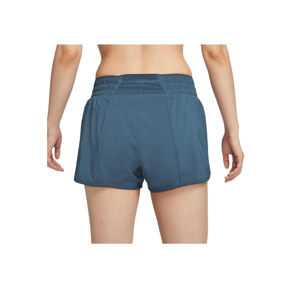 Nike Comfortable Soft Skin-Friendly Breathable Quick-Dry Mid-Waist Three-Quarter Casual Shorts Women shorts Deep-Sea-Blue DX6011-478