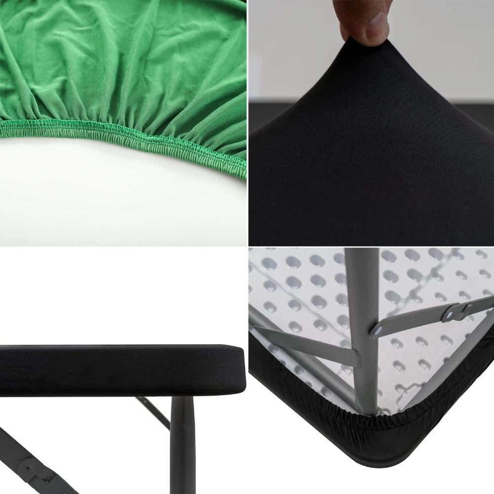 86X86CM Square Table Cover Elastic Table Protector Stain-Resistant Tablecloth  Home