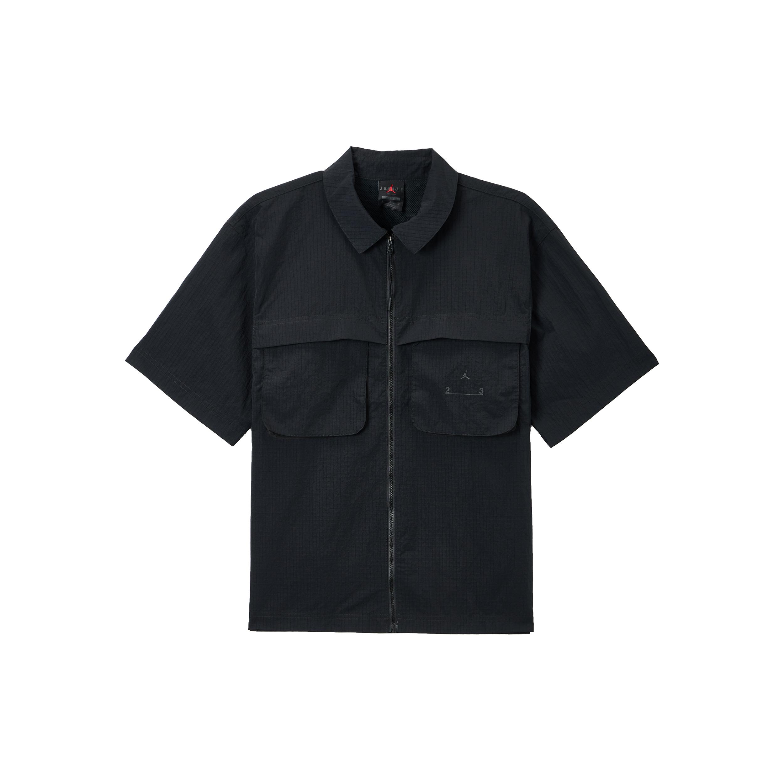 Jordan Shirts Men s Black Lapel Moderate Shirt DX9650-010 S